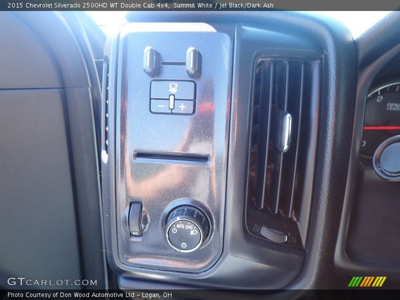 Summit White / Jet Black/Dark Ash 2015 Chevrolet Silverado 2500HD WT Double Cab 4x4
