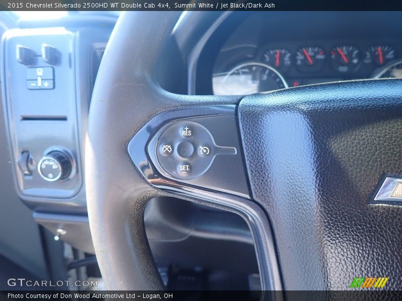 Summit White / Jet Black/Dark Ash 2015 Chevrolet Silverado 2500HD WT Double Cab 4x4