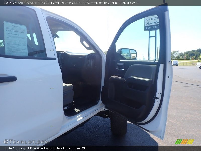 Summit White / Jet Black/Dark Ash 2015 Chevrolet Silverado 2500HD WT Double Cab 4x4