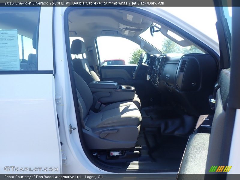 Summit White / Jet Black/Dark Ash 2015 Chevrolet Silverado 2500HD WT Double Cab 4x4