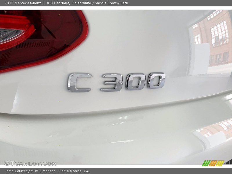 Polar White / Saddle Brown/Black 2018 Mercedes-Benz C 300 Cabriolet