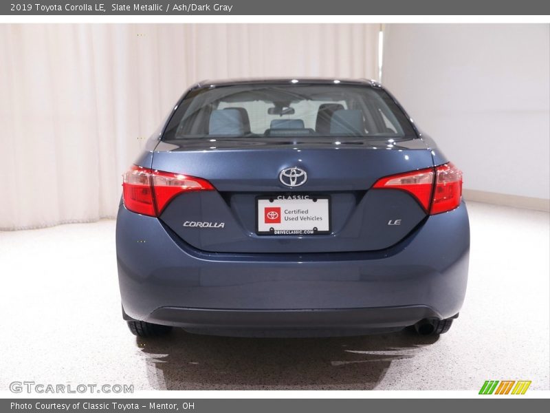 Slate Metallic / Ash/Dark Gray 2019 Toyota Corolla LE