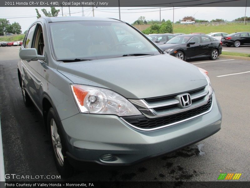 Opal Sage Metallic / Ivory 2011 Honda CR-V EX-L 4WD