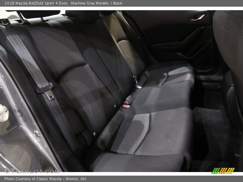 Machine Gray Metallic / Black 2018 Mazda MAZDA3 Sport 4 Door