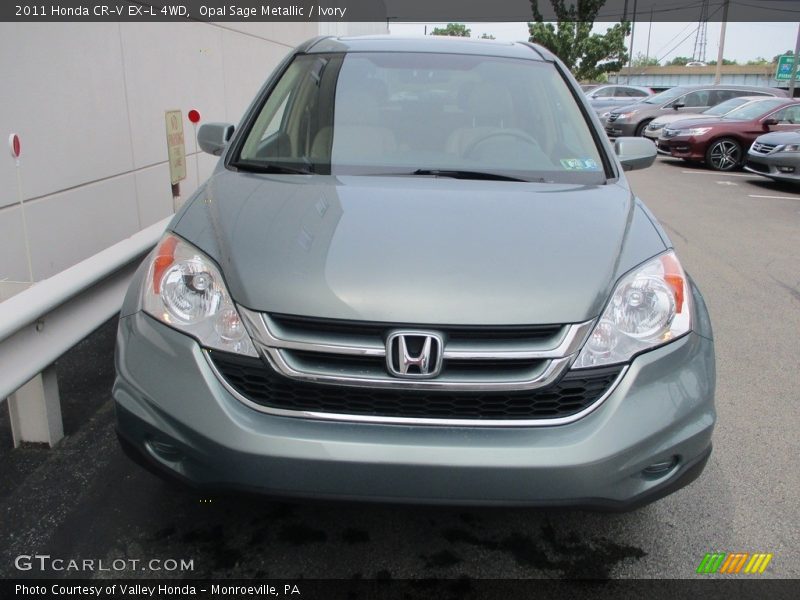Opal Sage Metallic / Ivory 2011 Honda CR-V EX-L 4WD