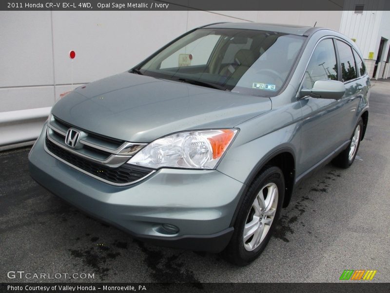 Opal Sage Metallic / Ivory 2011 Honda CR-V EX-L 4WD