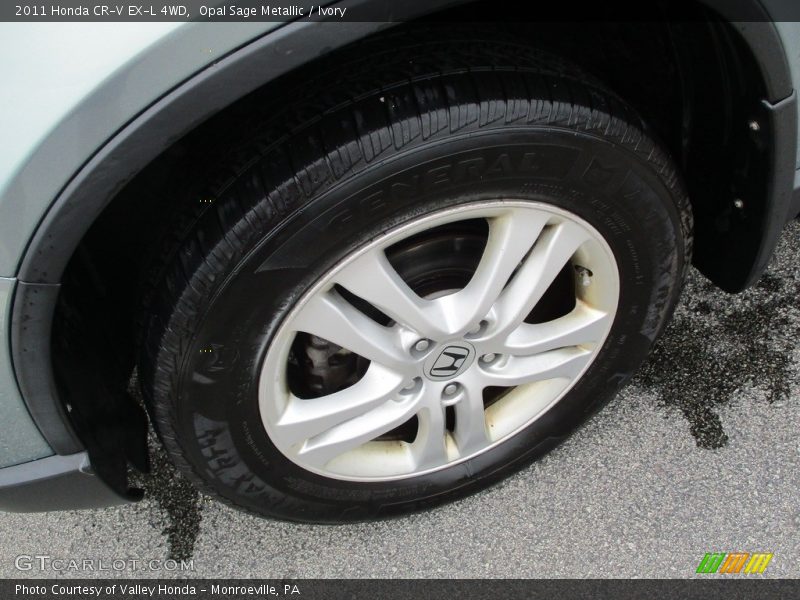 Opal Sage Metallic / Ivory 2011 Honda CR-V EX-L 4WD