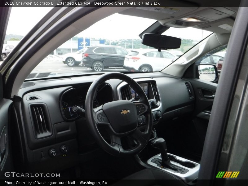 Deepwood Green Metallic / Jet Black 2018 Chevrolet Colorado LT Extended Cab 4x4