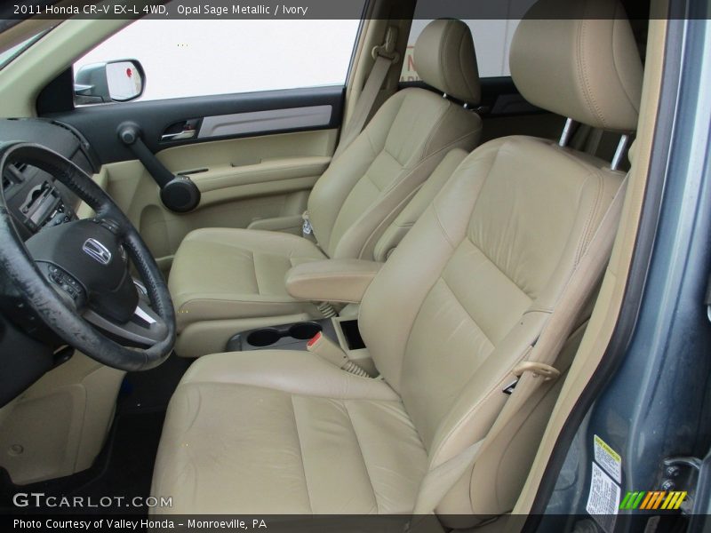 Opal Sage Metallic / Ivory 2011 Honda CR-V EX-L 4WD