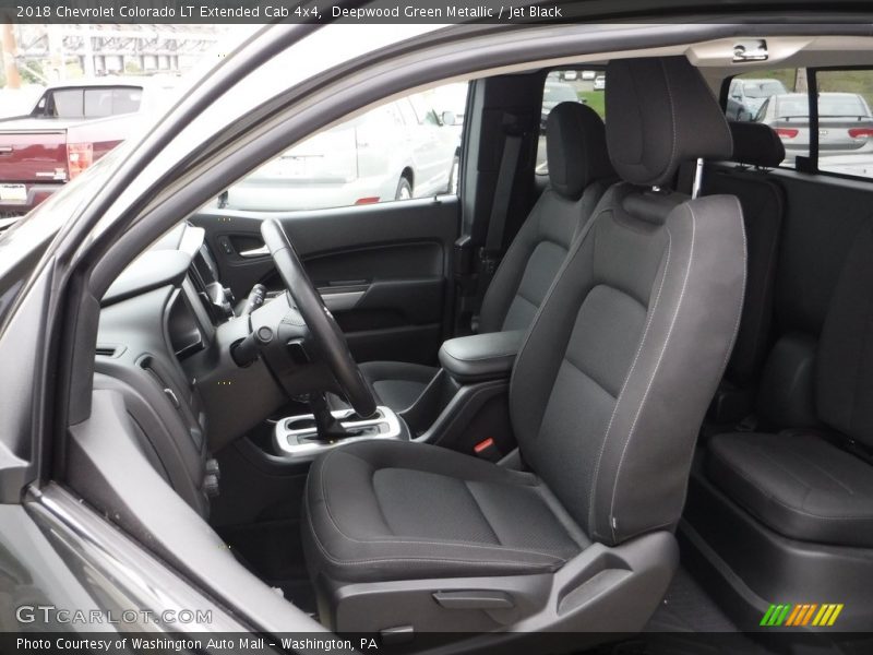 Deepwood Green Metallic / Jet Black 2018 Chevrolet Colorado LT Extended Cab 4x4