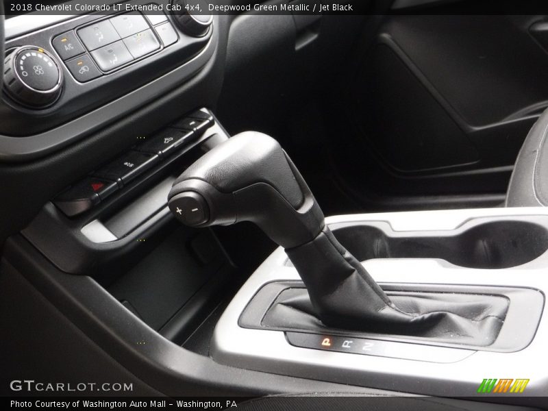Deepwood Green Metallic / Jet Black 2018 Chevrolet Colorado LT Extended Cab 4x4