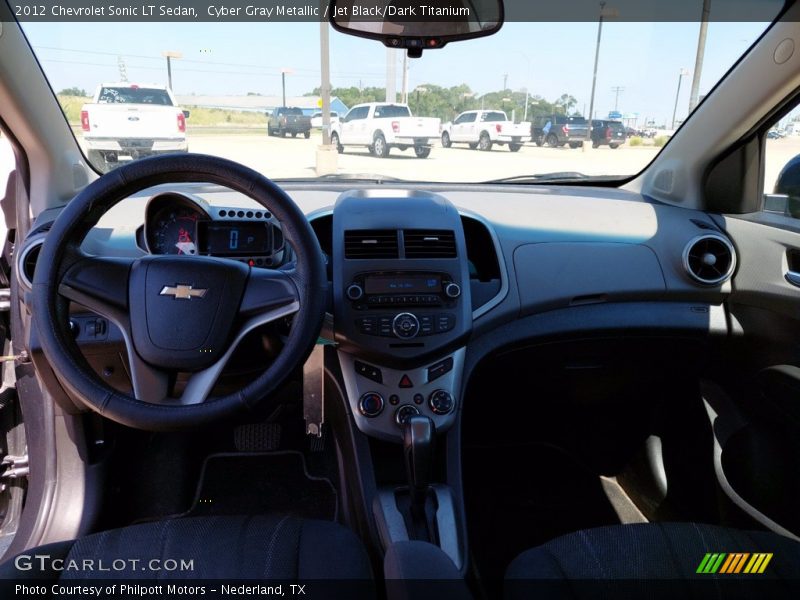 Cyber Gray Metallic / Jet Black/Dark Titanium 2012 Chevrolet Sonic LT Sedan