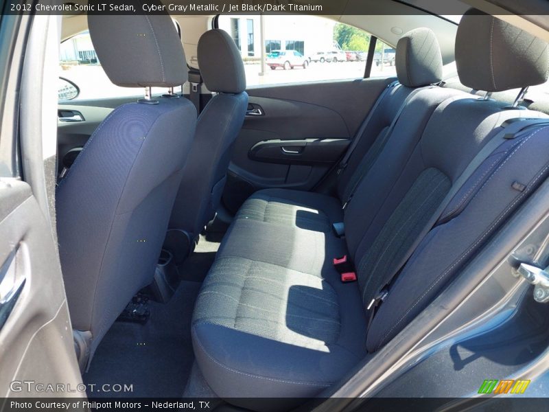 Cyber Gray Metallic / Jet Black/Dark Titanium 2012 Chevrolet Sonic LT Sedan