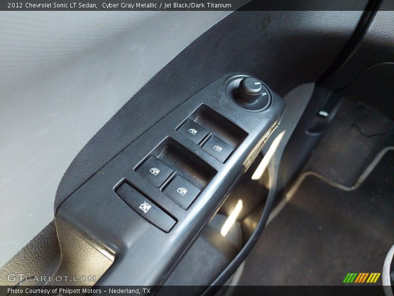 Cyber Gray Metallic / Jet Black/Dark Titanium 2012 Chevrolet Sonic LT Sedan