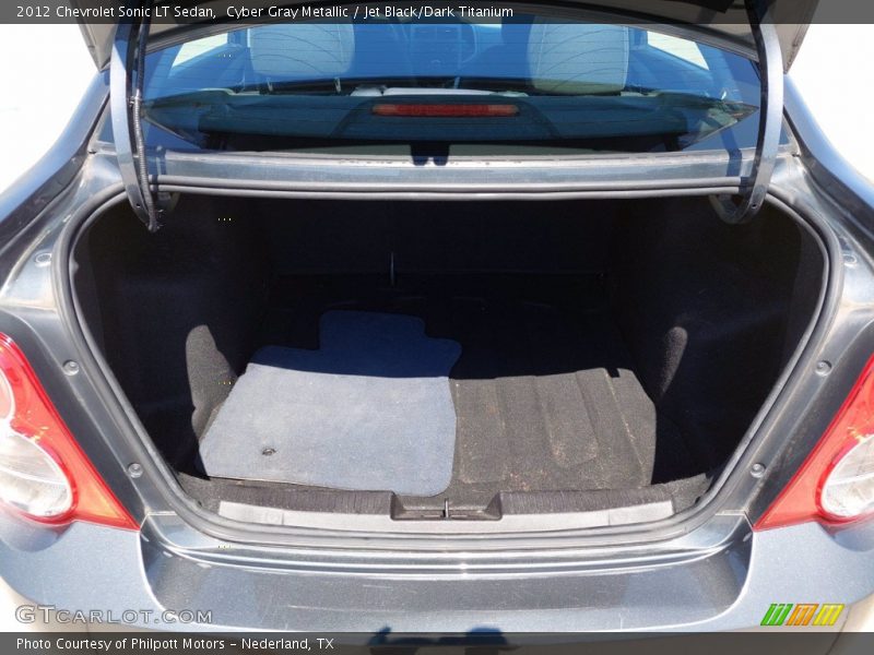 Cyber Gray Metallic / Jet Black/Dark Titanium 2012 Chevrolet Sonic LT Sedan