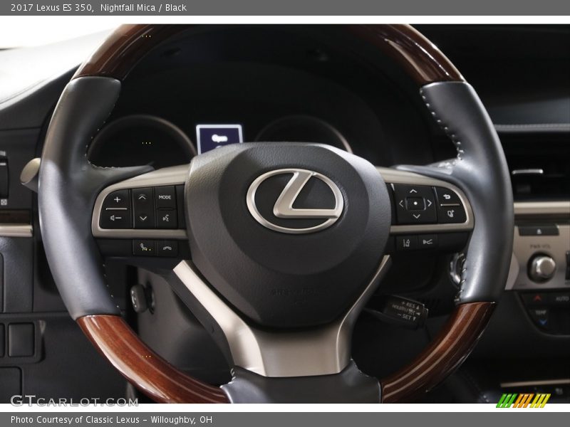 Nightfall Mica / Black 2017 Lexus ES 350