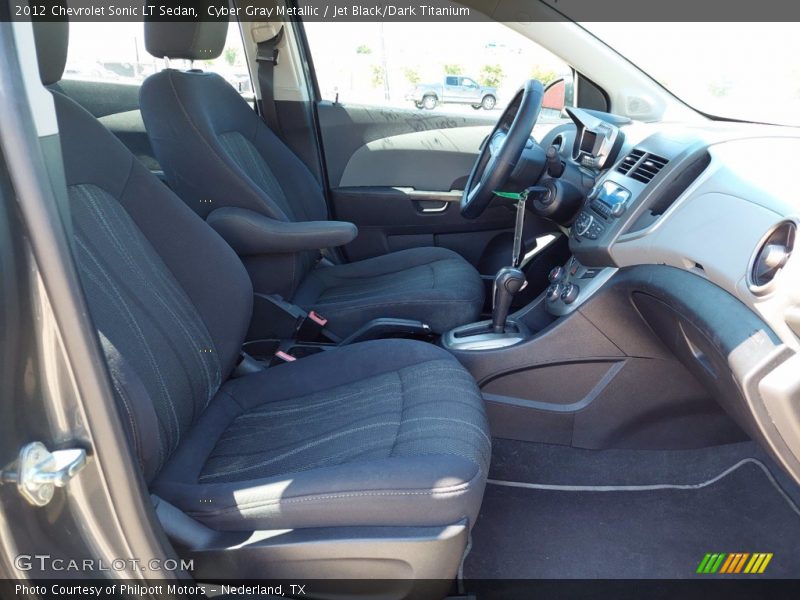 Cyber Gray Metallic / Jet Black/Dark Titanium 2012 Chevrolet Sonic LT Sedan