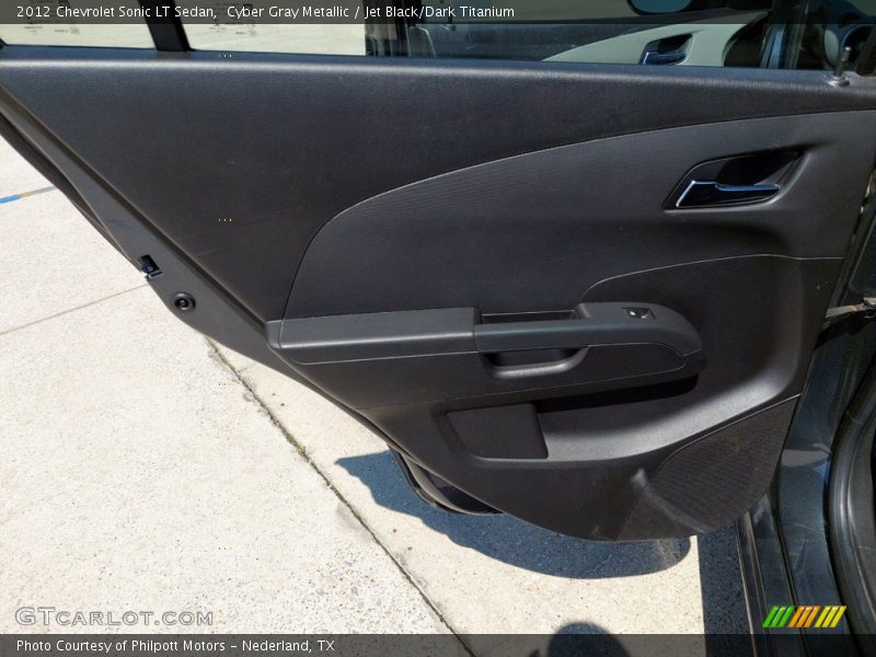 Cyber Gray Metallic / Jet Black/Dark Titanium 2012 Chevrolet Sonic LT Sedan