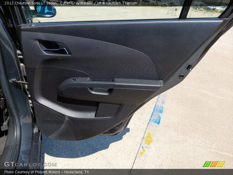 Cyber Gray Metallic / Jet Black/Dark Titanium 2012 Chevrolet Sonic LT Sedan
