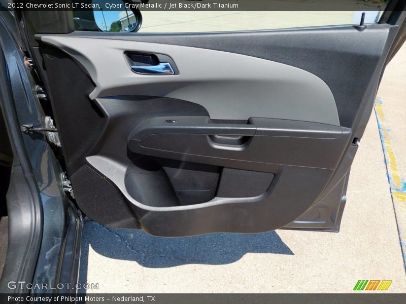 Cyber Gray Metallic / Jet Black/Dark Titanium 2012 Chevrolet Sonic LT Sedan
