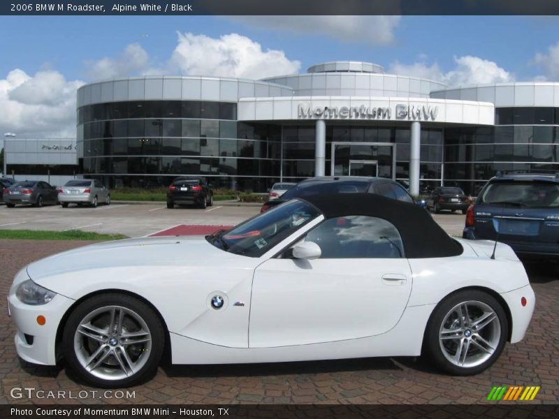Alpine White / Black 2006 BMW M Roadster