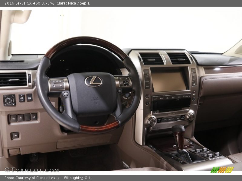 Dashboard of 2016 GX 460 Luxury