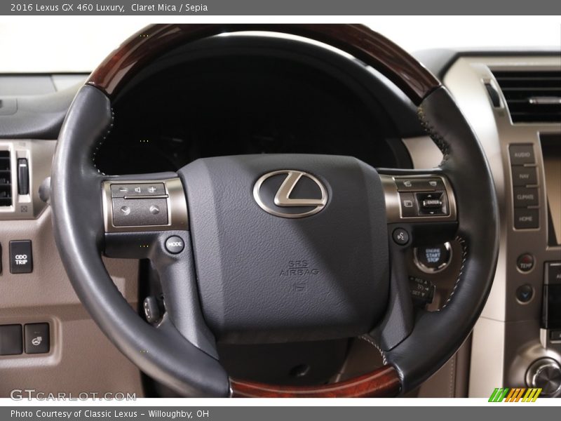 2016 GX 460 Luxury Steering Wheel