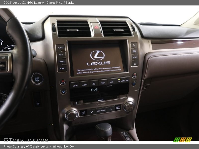Controls of 2016 GX 460 Luxury