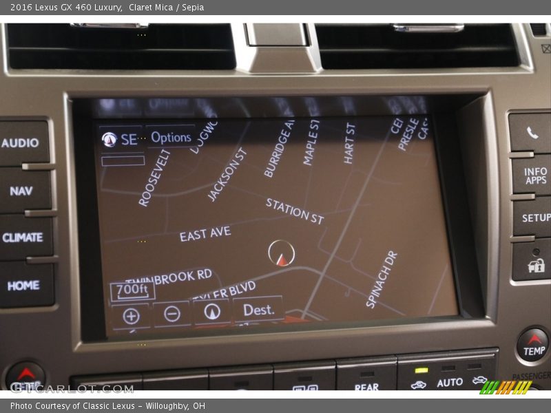 Navigation of 2016 GX 460 Luxury