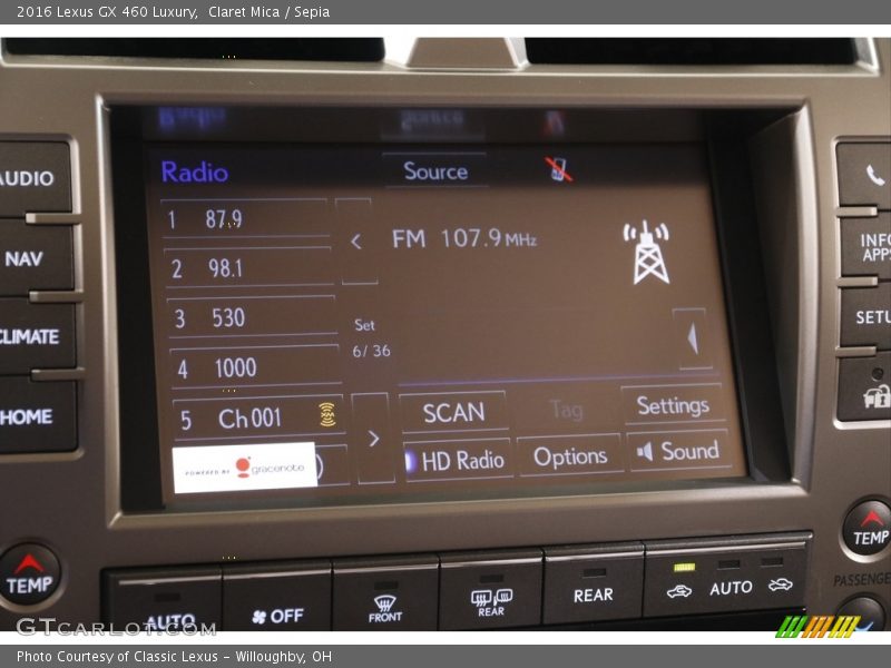 Audio System of 2016 GX 460 Luxury