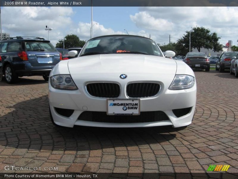 Alpine White / Black 2006 BMW M Roadster