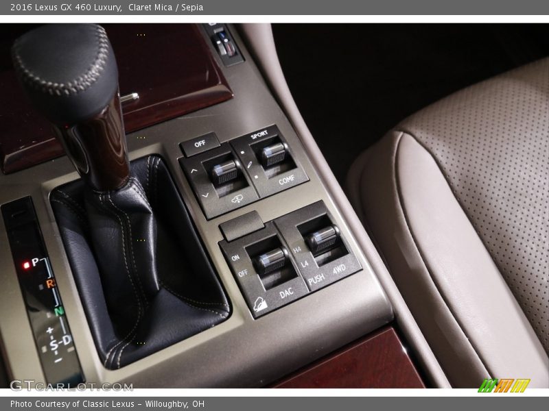 Controls of 2016 GX 460 Luxury
