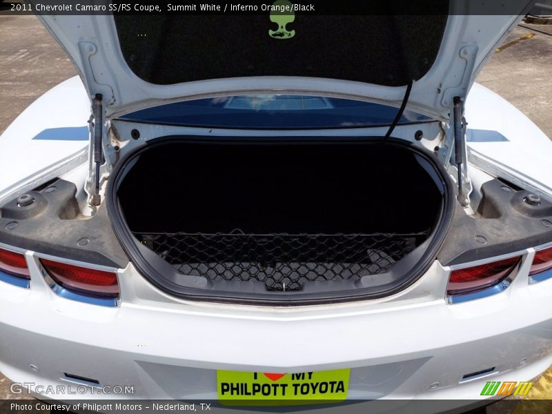 Summit White / Inferno Orange/Black 2011 Chevrolet Camaro SS/RS Coupe