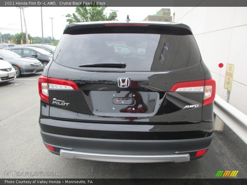 Crystal Black Pearl / Black 2021 Honda Pilot EX-L AWD