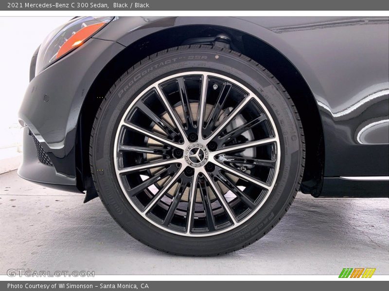Black / Black 2021 Mercedes-Benz C 300 Sedan