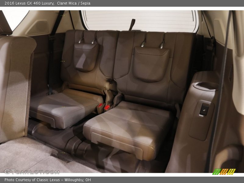 Rear Seat of 2016 GX 460 Luxury