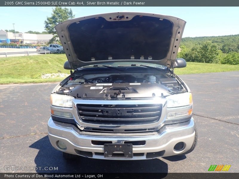 Silver Birch Metallic / Dark Pewter 2005 GMC Sierra 2500HD SLE Crew Cab 4x4