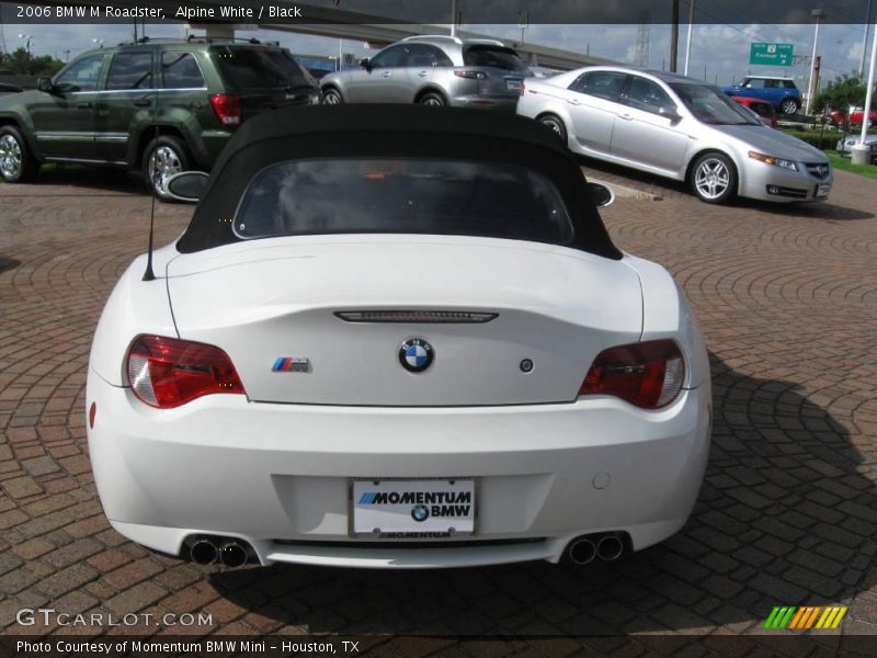 Alpine White / Black 2006 BMW M Roadster