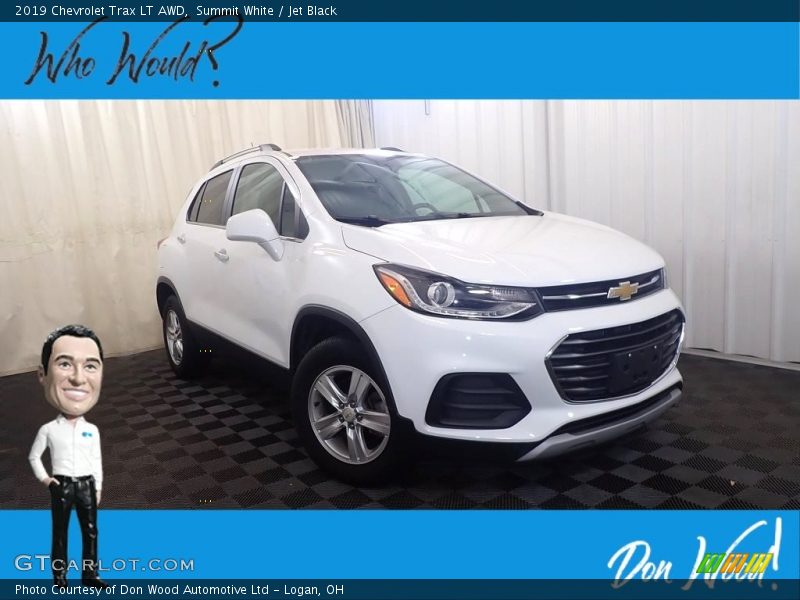 Summit White / Jet Black 2019 Chevrolet Trax LT AWD