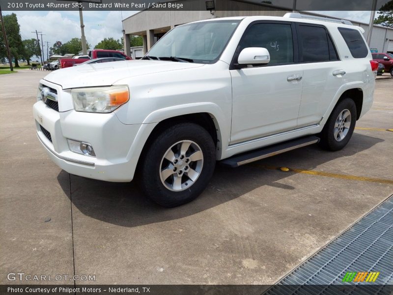 Blizzard White Pearl / Sand Beige 2010 Toyota 4Runner SR5
