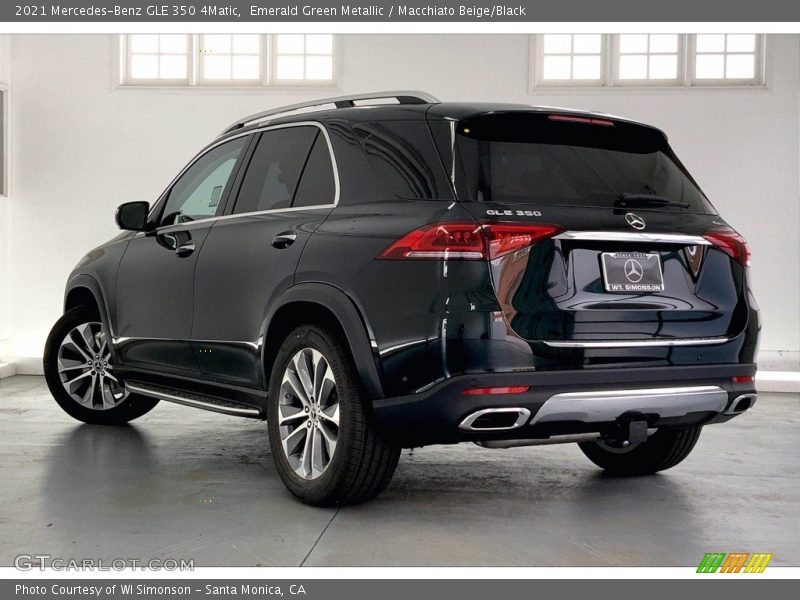 Emerald Green Metallic / Macchiato Beige/Black 2021 Mercedes-Benz GLE 350 4Matic