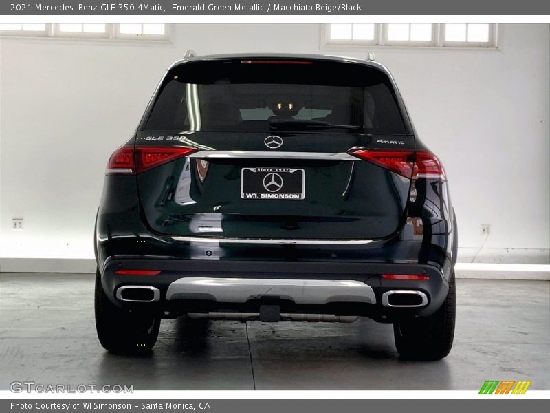 Emerald Green Metallic / Macchiato Beige/Black 2021 Mercedes-Benz GLE 350 4Matic