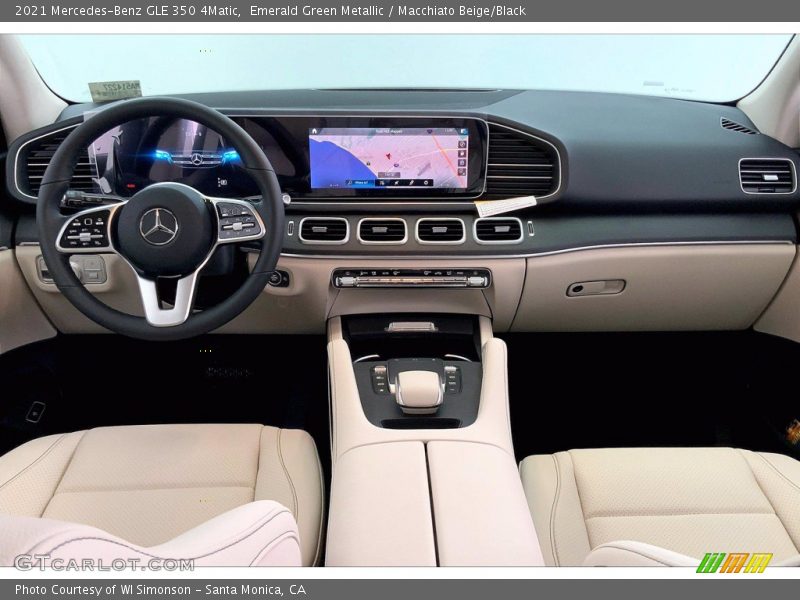 Emerald Green Metallic / Macchiato Beige/Black 2021 Mercedes-Benz GLE 350 4Matic