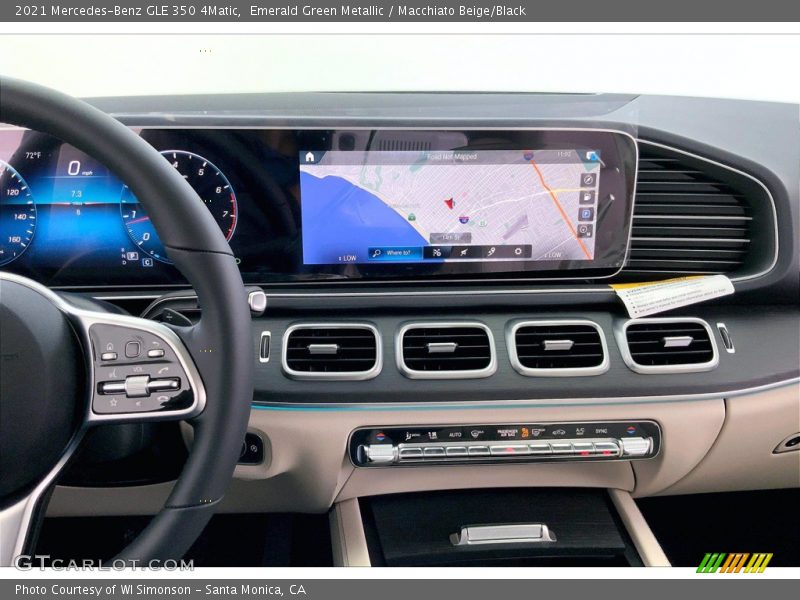 Emerald Green Metallic / Macchiato Beige/Black 2021 Mercedes-Benz GLE 350 4Matic