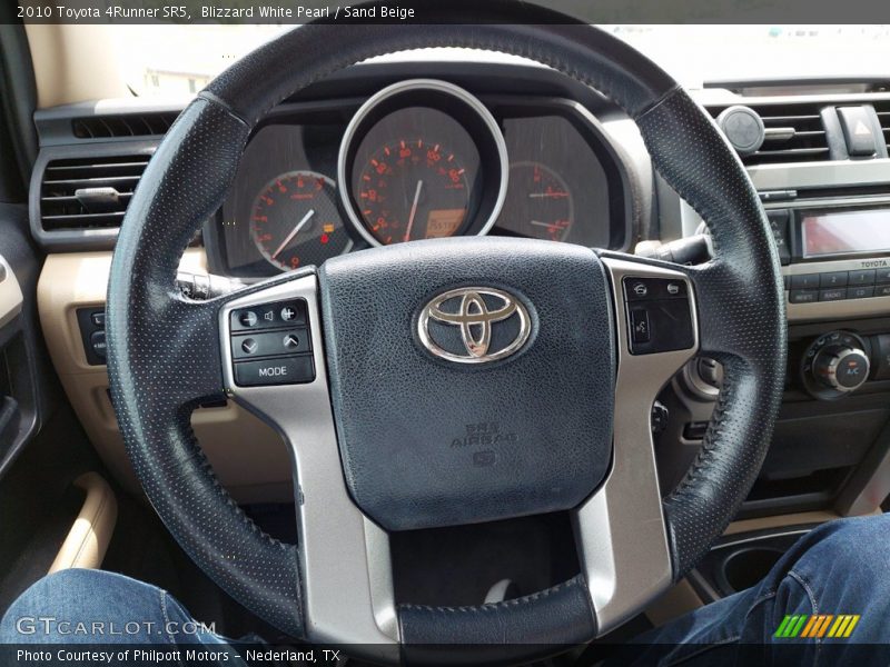 Blizzard White Pearl / Sand Beige 2010 Toyota 4Runner SR5