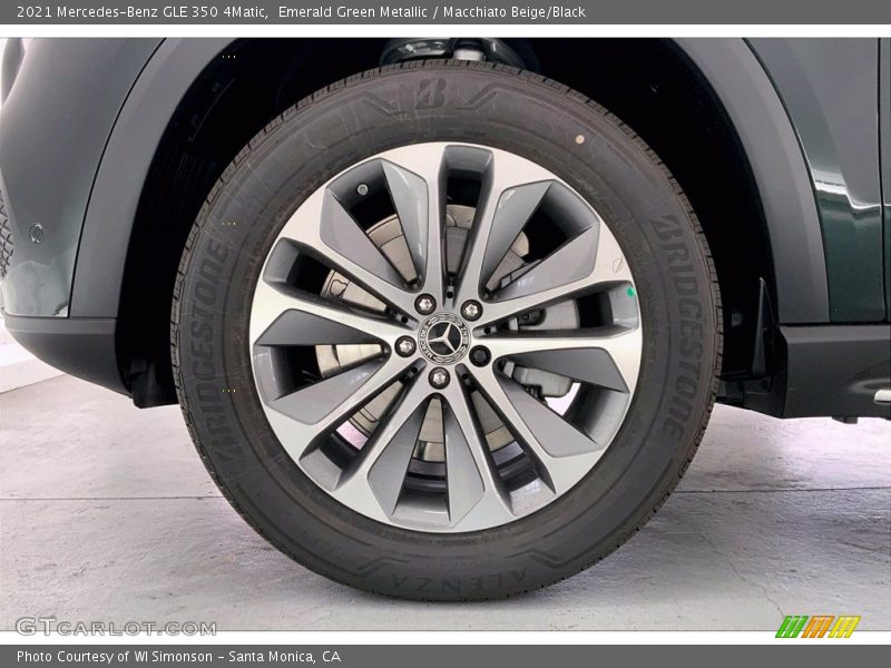 Emerald Green Metallic / Macchiato Beige/Black 2021 Mercedes-Benz GLE 350 4Matic