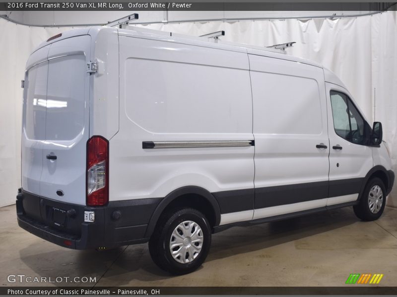 Oxford White / Pewter 2016 Ford Transit 250 Van XL MR Long