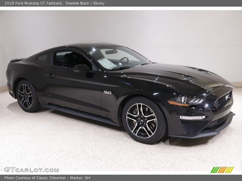 Shadow Black / Ebony 2018 Ford Mustang GT Fastback
