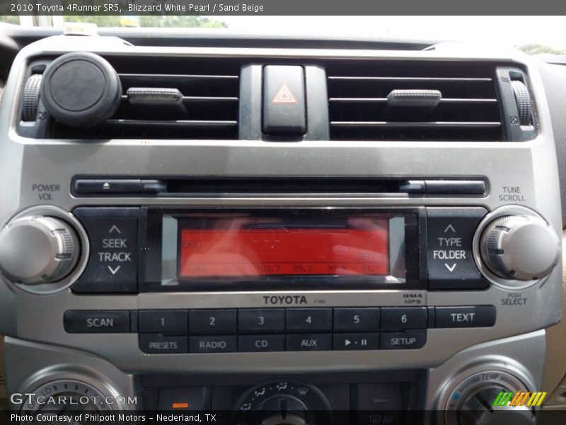 Blizzard White Pearl / Sand Beige 2010 Toyota 4Runner SR5