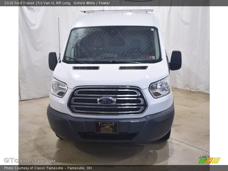 Oxford White / Pewter 2016 Ford Transit 250 Van XL MR Long